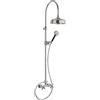 Mamoli 1938 sistema doccia con miscelatore a due comandi, doccetta e soffione doccia, 3038F2140621, 1938 cromo [Rubinetteria Bagno > Colonne Doccia]
