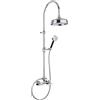 Mamoli GIO Ponti sistema doccia con miscelatore a due comandi, doccetta e soffione doccia, 3030F2140021, GIO Ponti cromo [Rubinetteria Bagno > Colonne Doccia]