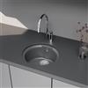 evineo line 300 Lavello da cucina Ø 43,5 cm, EUR100AN+UB630166, line 300 antracite [Lavelli da Cucina > per Base Sottolavello a partire da 45 cm]