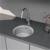 evineo line 300 Lavello da cucina Ø 43,5 cm, EUR100GR+UB630166, line 300 grigio [Lavelli da Cucina > per Base Sottolavello a partire da 45 cm]