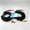 MOGAMI 3104 Cavo altoparlante a 2 paia con spine a banana rodiato 7 m Giappon...