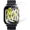 CUFEREDU 6 pcs Pellicola idrogel per Xiaomi Redmi Watch 5 Active / Redmi Watch 5 Lite Smartwatch Soft TPU Pellicola in gel Protezione dello schermo Autoguarigione, Installazione facile, Sensibile al tocco
