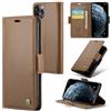 Rerzoiro Cover per iPhone 11 Pro Max Custodia Portafoglio [Blocco RFID] Premium Pelle PU Wallet Case Flip Libro con Porta Carte Slot Supporto Flip Case per iPhone 11 Pro Max, Marrone