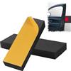 TXXATX 2 Pezzi Paracolpi Garage Auto da Muro 30x10x3cm Paracolpi Muro Autoadesivi Paraurti Garage da Muro Nero Protezione Garage per Auto per Porte D'auto Garage Tettoia Parcheggio