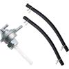 INNAL M16 x 1,5 Generatore Rubinetto Serbatoio con 2 Tubo Della Benzina Pompa Rubinetto Benzina Moto Gas Interruttore Carburante per Gy6 49cc-250cc Kymco Sym Atv Go Kart Motory Scooter Ciclomotore