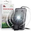 Gardigo® Repellente Martore da Interno con Ultrasuoni + Luce Flash LED | Protezione Antiroditori Casa, Garage, Fienile, Soffitta | Collegamento 230V | Frequenze Variabili, Anti Martora