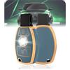 LELNOOS Cover Chiave Auto, Silicone Custodia Chiave Protettiva Copri Chiavi per Mercedes Benz Classe A B C E V W211 W204 W203 W205 W176 CLA CLK CLS GLA GLC GLE SLK ML Sprinter Vito, 2 Tasti