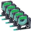 Label Orison Etichetta Orison - Nastro di ricambio compatibile per DYMO D1 45019 per Dymo LabelManager, 12 mm x 7 m, 5 confezioni