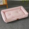 XXIUDEE Letto per cani grande, lavabile, materasso ortopedico impermeabile, confortevole, anti-ansia, cuscino per cani di taglia media, 36 x 27 x 7 cm, rosa