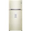 LG GTF744SEPED Frigorifero doppia porta, Classe E, 509L, Wi-Fi, Dispenser acqua, Sabbia GARANZIA ITALIA
