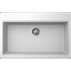 Elleci Time 130 LG213068 Lavello da Incasso 1 vasca Monovasca Sopratop 79 x 51 cm finitura Granitek Matt Bianco 68