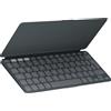 Logitech Tastiera Logitech Keys-to-Go 2 Meccanica Wireless/A batteria/Bluetooth QWERTY IT per iPad Grafite [920-013012]