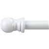 Bird Twig Bastoni per tende, con terminali rotondi, aste estensibili da 76 a 213 cm, aste singole resistenti per tende scorrevoli in vetro, asta per tenda per cucina, camera da letto, bagno
