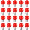 WULUN Lampadine Colorate LED E27 Edison 2W equivalenti a 20W AC 220V-240V per Casa Matrimoni Halloween Christmas Party Bar Atmosfera e Illuminazione Lampadine Led a Colori - Confezione da 20
