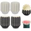 TooGet 200 Pezzi Wax Melt Liners Riutilizzabili Wax Melt Warmer Liners Candle Melts Paper Cup Liner per Cera Fusibili Burner, Candele Profumate, Scaldatori di Candele, Scaldatori Elettrici per Cera