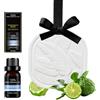 Dongcill 70g Bustina di cera profumata solida, Deodorante armadi, Deodorante per guardaroba bergamotto, per armadio, cassetto e casa, Cera di colza naturale (con Olii Essenziali di Bergamotto 10ml)