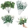 TILONKJ 30 pcs Rami di Piante Eucalipto Artificiali, Piante Artificiali, Foglie di Fiori Artificial, Piante Edera Plastica Decorative per decorazioni domestiche, ufficio, matrimoni
