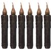 POFET 6pcs 17cm Vintage Alto Elettrico LED Taper Candela Senza Fiamma LED Candela Per La Decorazione Della Festa di Nozze