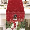 Purpledi Runner da Tavola Natalizio - Decorazione Natalizia per Tavolo da Pranzo Rosso - 40 x 140 cm