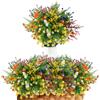ddckj 14 Mazzi di Fiori Finti da Esterno Fiori Artificiali da Esterno Resistente ai Raggi UV Applicabile a Piante per Interni, vasi Esterni, Piante da Appendere, Vaso da Giardino, Nozze