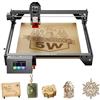 Longer Laser Engraver Series 5W - Macchina per Incisione Laser e Taglio, 10000 mm/min, Touchscreen a Colori 3,5, Controllo Offline App, per Legno Acrilico Vetro Pelle DIY