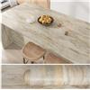 VEELIKE Carta Adesiva Effetto Marmo Beige Carta da Parati Marmo Grunge Beige Pellicola Autoadesiva per Cucina Piano di Lavoro Bagno Pareti Lavabile Soggiorno Rimovibile 40 cm x 300 cm