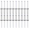 DTGN 5mm x 16mm (DxL) Cieco Rivetti - 25Pz - Ottimo per Macchinario Collegamento - 304 Inossidabile Acciaio Cupola Aperto Terminale Rivetto