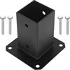 McBlast Supporto per Pali 80 x 80 x 150 mm, Supporto per Palo con Manicotto da Terra, Staffa Palo Legno, Manicotti da Avvitare, Staffe per Gazebo Palo in Legno