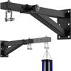 IMAYCC Professional Punch Bag Bracket, Adjustable Boxing Bag Bracket, Heavy Duty Punch Bag Wall Bracket, Punch Bag Stand for Home or Gym, for Kickboxing Bag, Muay Thai Bag, Etc