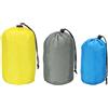 PATIKIL Sacca per Oggetti, 3pz Assortiti S/M/L, Impermeabile, Sacca da Esterno Portatile con Chiusura a Cordoncino per Campeggio, Blu Cielo, Grigio, Giallo.