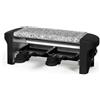 LIVOO - Apparecchio per 2 Persone DOC156N - Grill Pietra in Granito Rimovibile | Rivestimento antiaderente | 350 Watt | Bianco