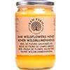 Raw Farm Organic Natural Fresh Raw Farm - Miele grezzo di fiori selvatici - 900g - 100% naturale, non filtrato, non pastorizzato, non riscaldato - Diretto dall'alveare