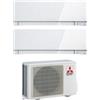 Mitsubishi Electric Mitsubishi Climatizzatore Dual Split Kirigamine Zen MSZ-EF Bianco 12+18 con MXZ-3F54VF Inverter R32 WiFi Classe A+++