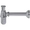 Ghidini Sifone Cromato a S da 1"1/4 Per Scarico Lavabo e Bidet