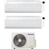 Samsung Climatizzatore Condizionatore Dual Split Inverter serie WINDFREE AVANT S2 9+12 R-32 Wi-Fi A+++ con AJ040TXJ2KG 4 Kw