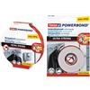 tesa Nastro BiAdesivo per Fissaggio Powerbond Ultrastrong, 5 m x 19 mm, Standard & tesa Powerbond Ultra Strong