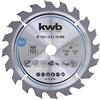 kwb 583357 Lama per seghe circolari per trucioli, legno/legno duro, 150 x 16 mm, tagli puliti, numero medio, 20 denti Z-20, lama per seghe CleanCut medium, 150 x 16