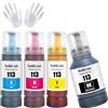 ASEKER 113 Inchiostro Compatibile per Epson EcoTank ET-5150 ET-5160 ET-5170 ET-5800 ET-5850 ET-5880 ET-16150 ET-16600 ET-16650 ET-16680 Pro ET-5800 ET-5850 ET-5880 ET-15000 Stampante (BK/C/M/Y)