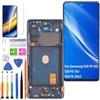 HLYGZX Display di ricambio per Samsung Galaxy S20 FE 4G/5G LCD TFT per Samsung Galaxy S20 FE 2022 Display Touch Digitizer Assembly Kit di riparazione (nero con cornice, senza impronte digitali)
