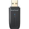 BrosTrend AX900 WiFi 6 USB Ricevitore Bluetooth 5.4, Chiavetta WiFi per PC Fisso, Mini Bluetooth USB Adattatore Wi-Fi Dual Band 5GHz 600Mbps + 2.4GHz 286Mbps Supporta Windows 11/10, MU-MIMO OFDMA WPA3