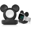 AXFEE Supporto per Caricabatterie per Apple Watch, Supporto in Silicone