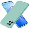 EASSGU Custodia per Realme 8 / Realme 8 Pro (6.4 Inches), Cover Morbida in Silicone TPU - Ciano chiaro