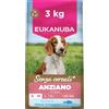 EUKANUBA Cibo secco per cani Senior senza cereali con pesce per razze di taglia piccola e media - Alimento secco premium privo di cereali per cani anziani, 3 kg