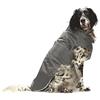CROCI, MONTREAL, Cappotto per cani, Mantello invernale, Giacca impermeabile, Taglia 35 cm, Grigio