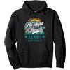 KAEDAM Gifts: Hawaii: Ho'okipa Beach Par Ho'okipa Beach Park North Shore Maui Hawaii Retro Sun Surf Felpa con Cappuccio