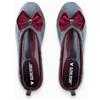 GLOVE STORY Pantofole Ballerina Da Donna In Velluto Con Fiocco E Suola In Pelle – Fatte A Mano, Morbide E Confortevoli - 3