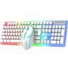MARCBUSE Tastiera da gioco con cavo a LED colorata Tastiera Combo 104 tasti Tastiere Meccaniche Programmabili Set da Gioco con Filo