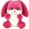 Gipsy Toys - Peluche - coniglio 23 cm - rosa lampone - peluche dolce e coccoloso - compagno morbido - giocattolo carino.