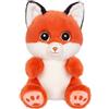 Gipsy Toys - Peluche - orso rosa lampone 23 cm - arancione bruciato - peluche dolce e coccoloso - compagno morbido - giocattolo carino.