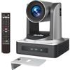 zowietek Telecamera PTZ, AI Auto Tracking 1080P60 PoE, Zoom Ottico 30X, 3G-SDI HDMI USB3.0 LAN, Live Streaming per Chiesa Riunione Istruzione Sport Ospedale Matrimonio